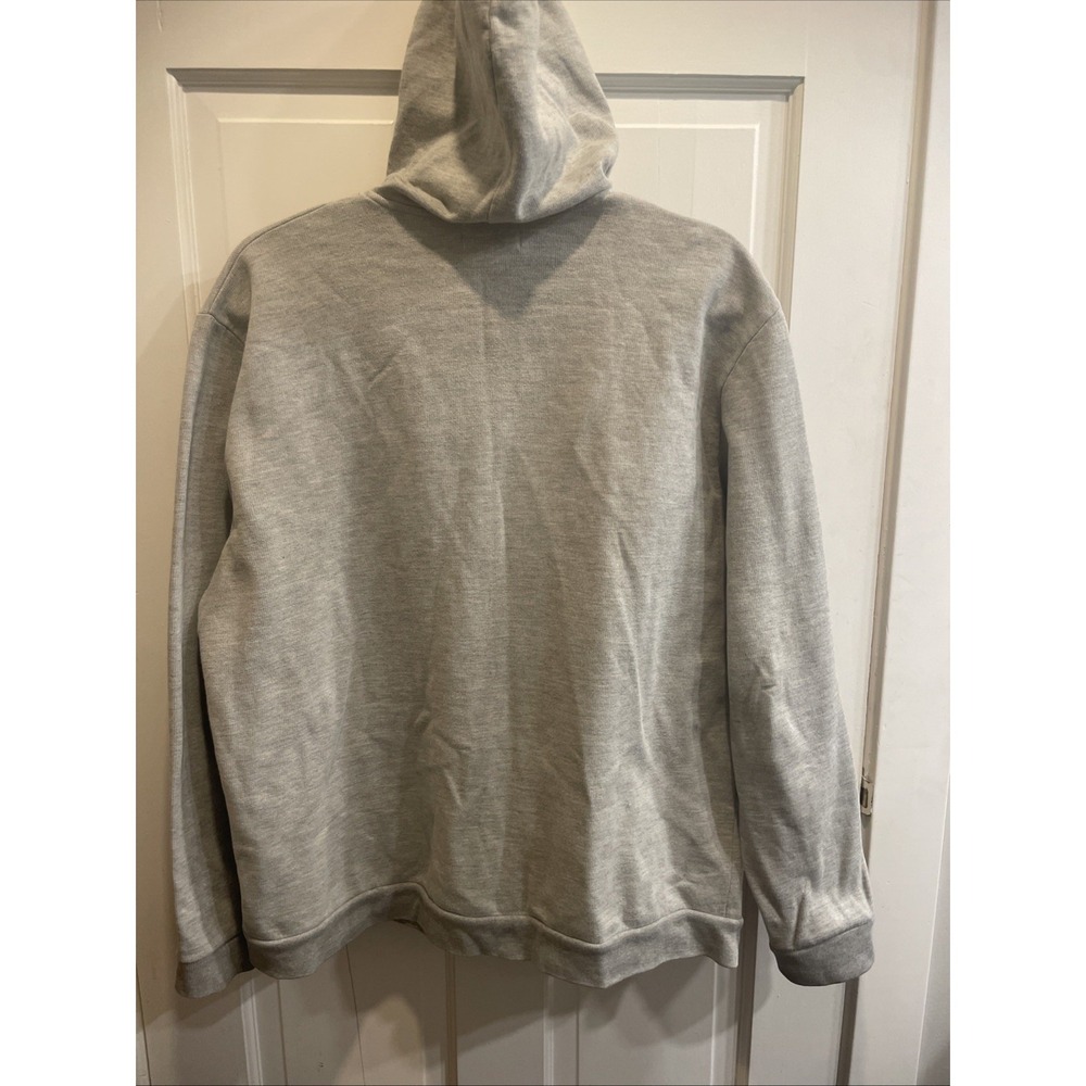Vtg Vespa Kameltton Grey Zip Hoodie Jacket Size M Lt Blue Logo - Picture 9 of 9